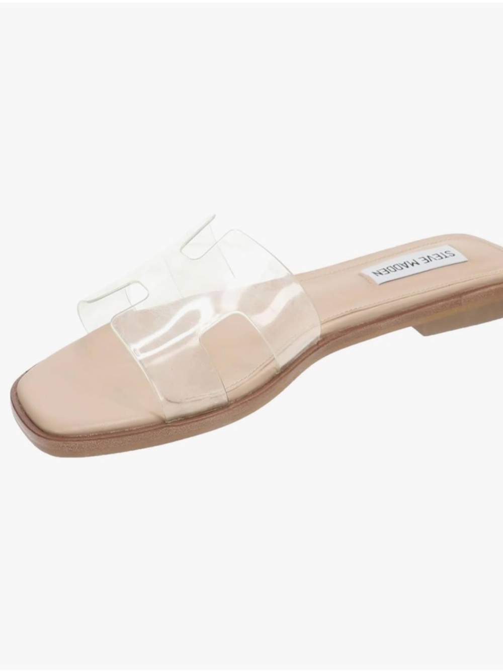 Steve Madden Clear Sandals Sz 7.5 NEW